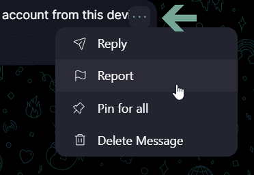 Security & Privacy To report, select the message and click Report — please note that this action can’t be undone.