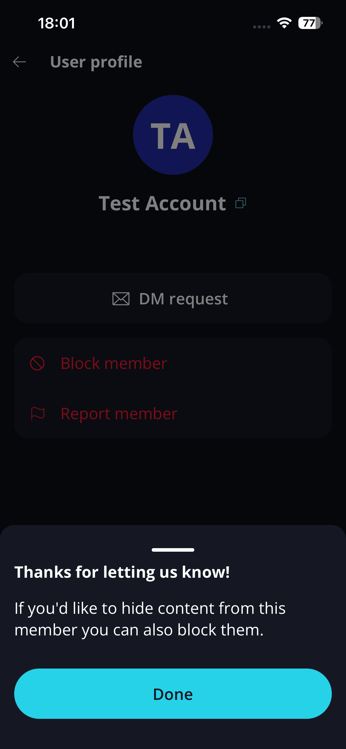 Security & Privacy To report a user, open 'Group Options' / select the user in a member list / open their 'User profile' and s….