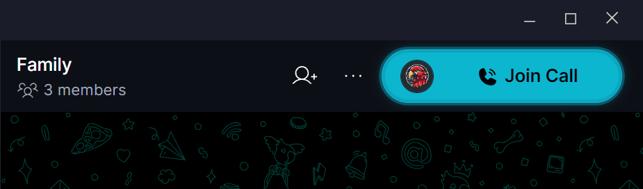 Voice calls π You can also join an ongoing call that was started by other peers:.